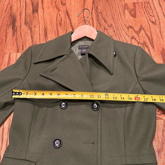 Banana Republic wool coat, green, size M - Picture 7 of 7